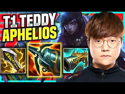 TEDDY IS A MONSTER WITH APHELIOS! - T1 Teddy Plays Aphelios ADC vs Tristana! | Preseason 11