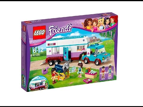 LEGO Friends 41125 Horse Vet Trailer, Лего Френдс 41125 Ветеринарный фургон для лошадей