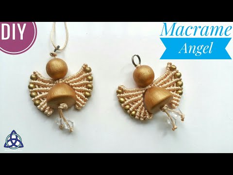 Macrame Angel Tutorial DIY Christmas Ornaments