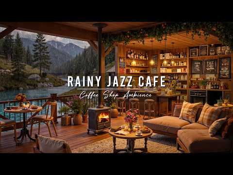 Rainy Jazz Music ☕ Cozy Coffee Shop Ambience & Relaxing Jazz Instrumental Music for Studying, Work