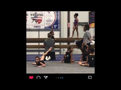 Amazing 9 year old gymnast Audrina