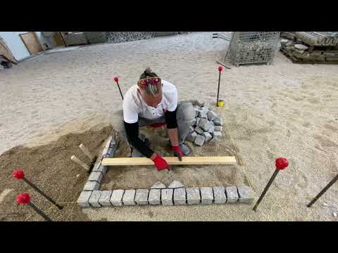 Kleine Pflasterschule - Segmentbogenpflaster: 5 - Segmentbogenanfang und Stichmaß