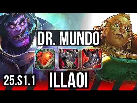 DR. MUNDO vs ILLAOI (TOP) | 67% winrate | KR Master | 25.S1.1