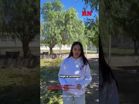 El día después del temporal en Chimpay es muy triste porque la gente vive del trabajo en las chacras