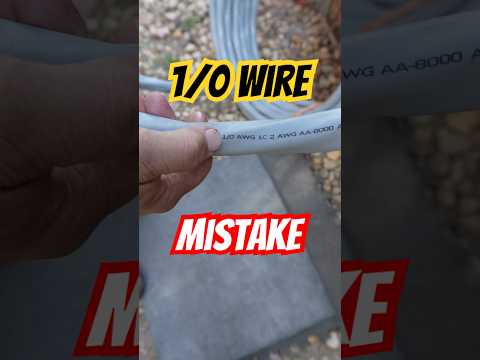 Replacing 1/0 wire with 2/0 wire for our sub panel.#campbellbuilt #wire #electrical #construction