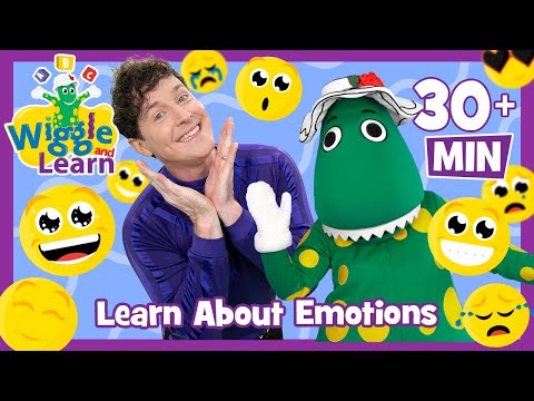 Wiggle and Learn 📚 Learning about Emotions and Feelings - with Music! 😄😲🎶 The Wiggles for Toddlers