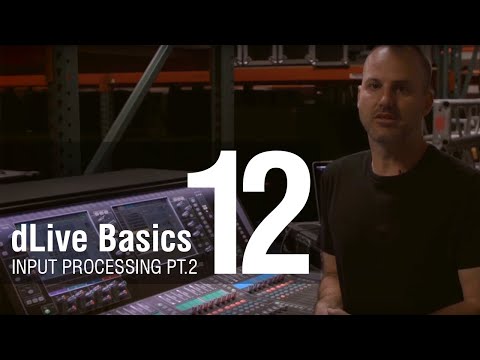Mike Bangs - dLive Basics 12 - Input Processing - PEQ and Compressor Overview