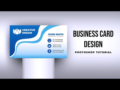 Photoshop Tutorial Business Card Design Professional Business Card Design in Photoshop