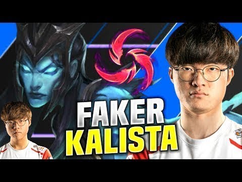 FAKER PLAYS KALISTA MID ft TEDDY! - SKT T1 Faker Plays Kalista vs Ahri Mid! | Season 2020 KR SoloQ