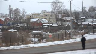 preview picture of video 'Поездка на дизель-поезде РА-2 (участок по г. Озёры)/Diesel Commuter Train RA-2 (Oziory)'