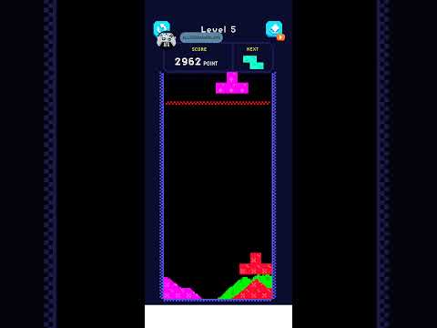 Sand Block Color Puzzle Level - 5 (ATG) #shorts #tetris - YouTube
