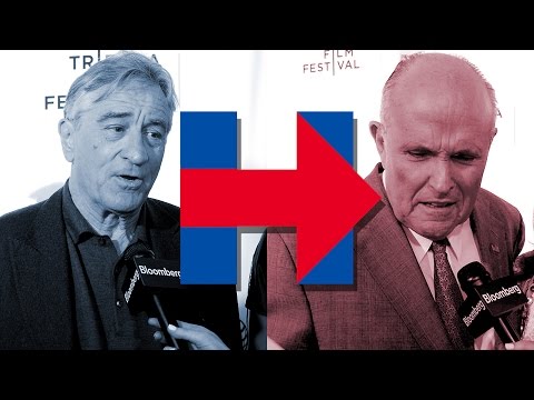Robert De Niro, Rudy Giuliani & SNL Cast Critique Hillary Clinton's New Logo