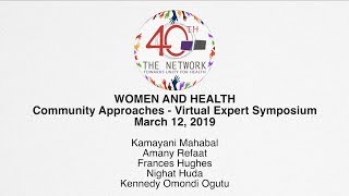 WOMEN AND HEALTH | March 12, 2019