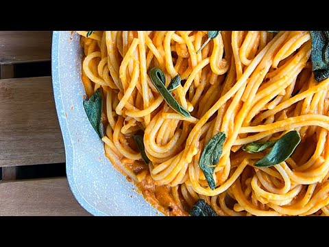 🎃 Delicious Pumpkin Pasta Recipe | Easy Vegan Cooking