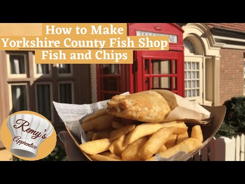 Como fazer peixe e batatas fritas na peixaria do condado de Yorkshire
