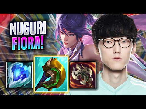 NUGURI IS SO CRAZY WITH FIORA! - DK Nuguri Plays Fiora TOP vs Gragas! | Season 2022