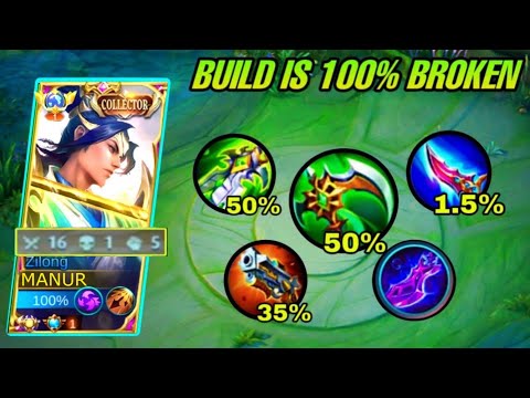 MANIAC ZILONG!! THIS NEW ZILONG BUILD IS UNKILLABLE 🔥( ATTACK SPEED HACK ) | ZILONG BEST BUILD 2023