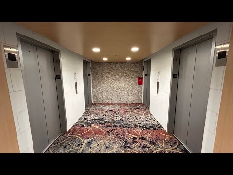 Otis Traction Elevators At The DoubleTree By Hilton Hotel In Center City Philadelphia PA (7/25/2024)