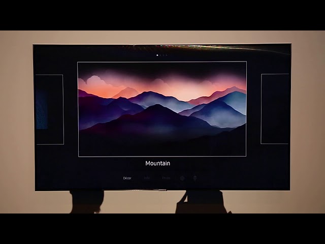 Samsung QLED TV Ambient Mode 各項資訊顯示展演【Mobile01】