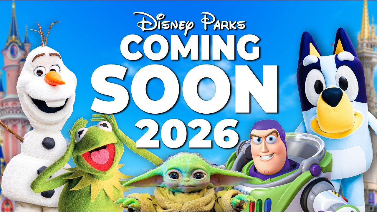Top 10 New Disney Rides & Attractions Coming in 2026 - Disney World, Disneyland & Paris