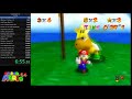 EX WR Super Mario 64 N64 PAL 120 Stars Speedrun 3 53 21