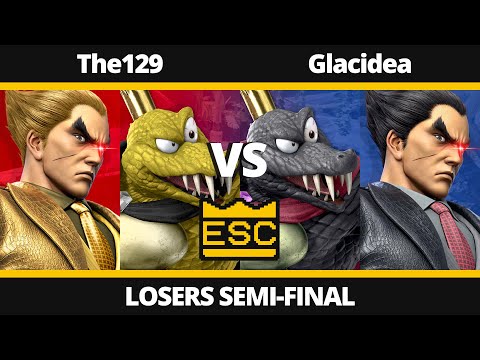 ESC 25 Losers Semi-Final - The129 (King K. Rool, Kazuya) Vs. Glacidea (King K. Rool, Kazuya) - SSBU