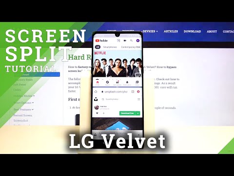 How to Enable Split Screen on LG VELVET – Activate Split Screen