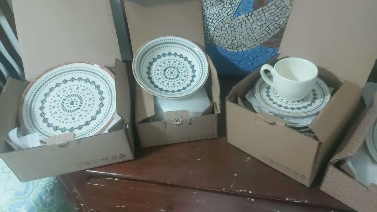 Aparelho de Jantar 20 peças Haus Cerâmica- Redondo Soho Tribal