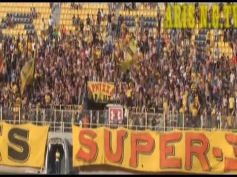 Πρωτη προπονηση ΑΡΗ (Εμεις εδω στο πεταλο-Ηρθαν τα ρεμαλια)