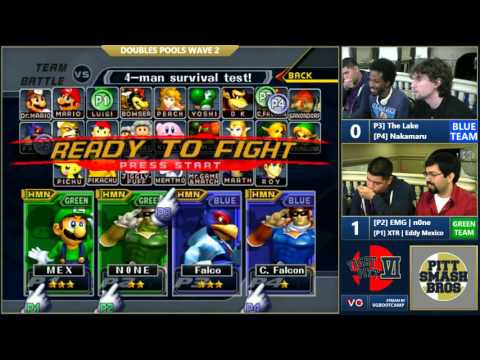 FPVI Doubles - EMG | n0ne & XTR | Eddy Mexico Vs. The Lake & Nakamaru - SSBM Pools - Smash Melee