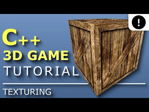 C++ 3D Game Tutorial 17: Creating 3D Engine - Texturing
