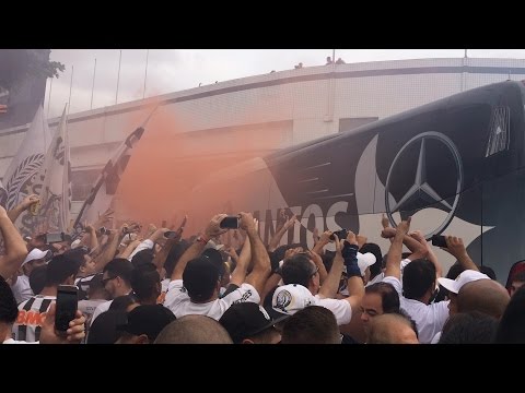 Santos 1 x 0 Audax - Final Campeonato Paulista 2016 - Chegada Do Onibus