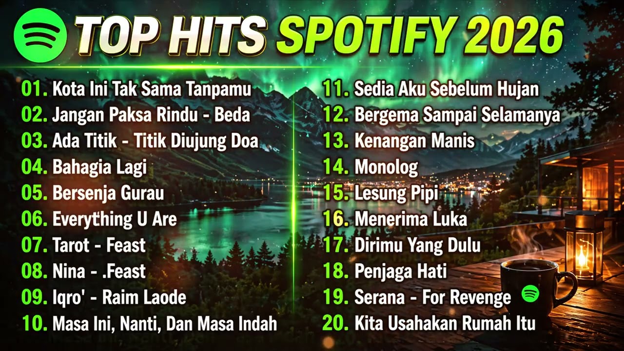TOP HITS SPOTIFY 2026 🌙 Lagu Indonesia Terpopuler 2026 | Playlist Santai & Viral Terbaik