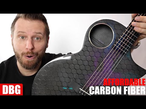 Enya Carbon Fiber Acoustic Electric Guitar X4 Pro Mini with Hard Case image 26