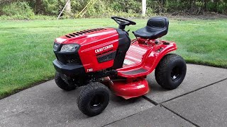 How To Ride a Tractor Lawn Mower in 4 Minutes / Craftsman T100 / Sequoia