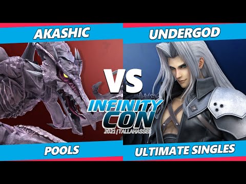 Infinity Con 2021 - Akashic (Ridley) Vs. Undergod (Sephiroth ) SSBU Ultimate Tournament