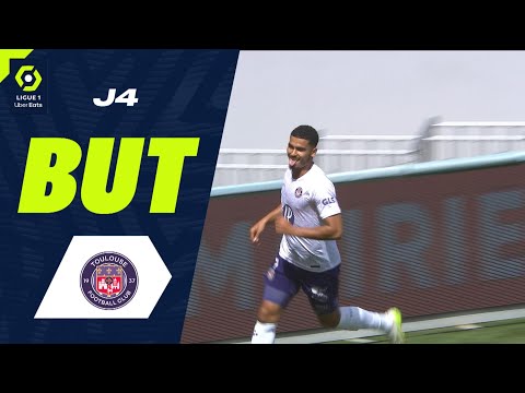 But Zakaria ABOUKHLAL (8' - TFC) TOULOUSE FC - CLERMONT FOOT 63 (2-2) 23/24