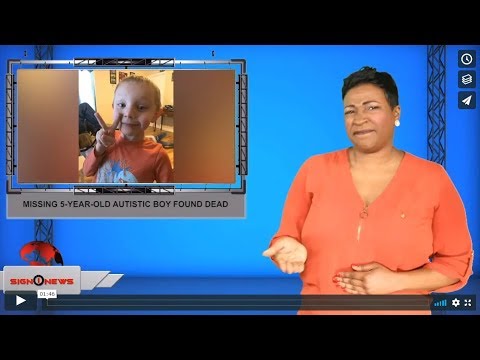 Missing 5-year-old autistic boy found dead (ASL - 12.27.19)