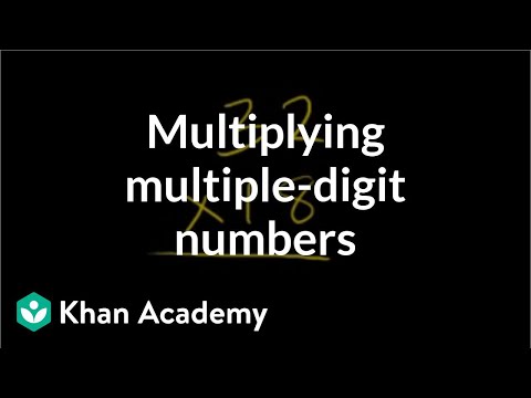 Multiplication 6: Multiple Digit Numbers 