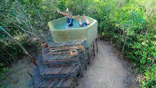 Build The Most Paradise Tunnel Swimming Pool Underground