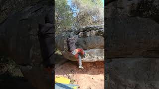 Video thumbnail of Problem 1 (Equilibrista), 6a+. Salvanebleau