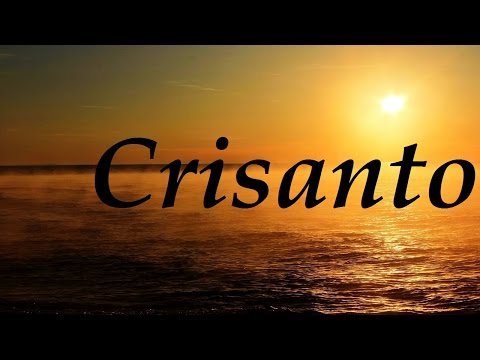 Crisanto, significado y origen del nombre.