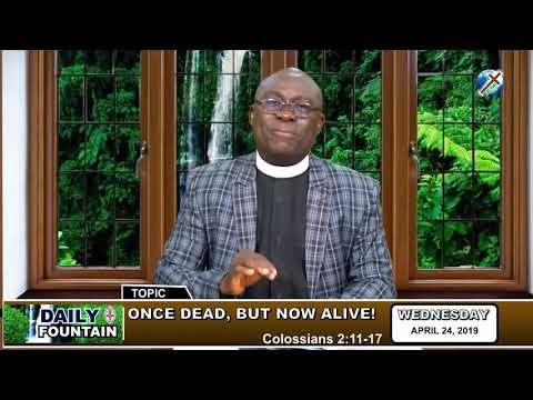 DAILY FOUNTAIN OF APRIL 24, 2019 - VEN. SYRENIUS OKORIKO