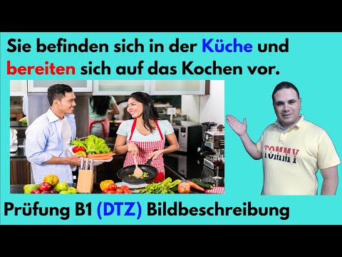 , title : 'B1 Prüfung ( DTZ ) Bildbeschreibung | 2 Themen: Sport & Kochen'