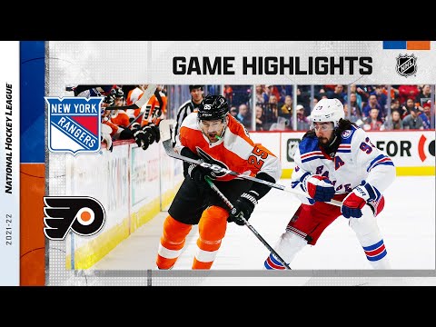 Rangers @ Flyers 4/13 | NHL Highlights 2022