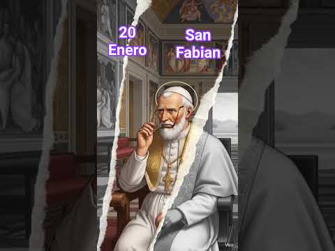 San fabian papa #santo del dia