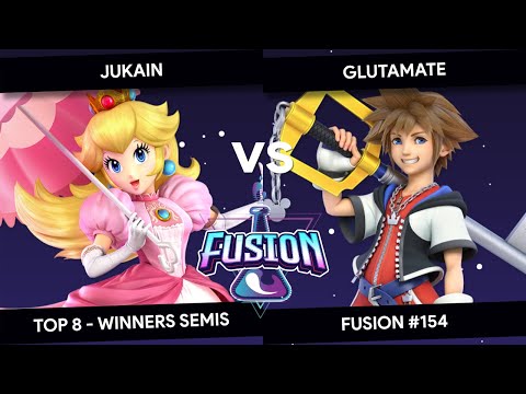 Fusion #154 - Jukain (Peach) vs Glutamate (Sora) - Top 8 - Winners Semis