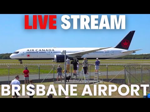 🔴 LIVE BRISBANE Airport Australia Plane Spotting ✈️