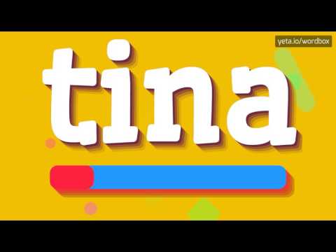 HOW TO PRONOUNCE TINA? #tina