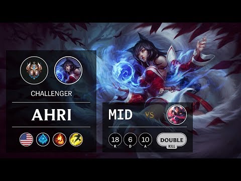 Ahri Mid vs Irelia - NA Challenger Patch 9.14